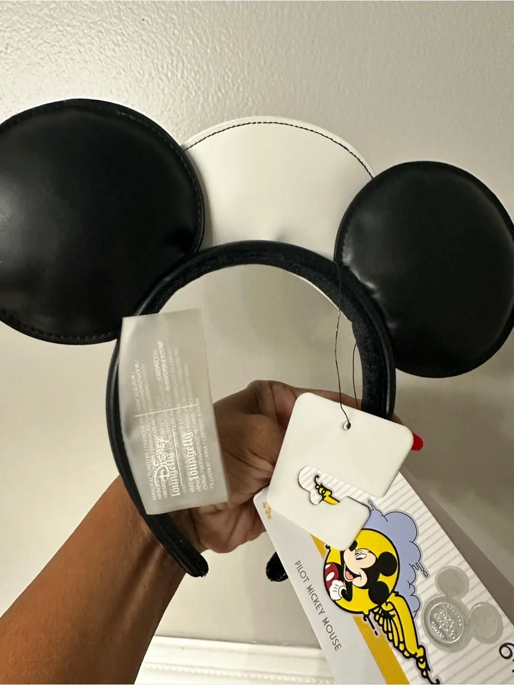 Mickey Mouse Pilot ears with Donald Duck design